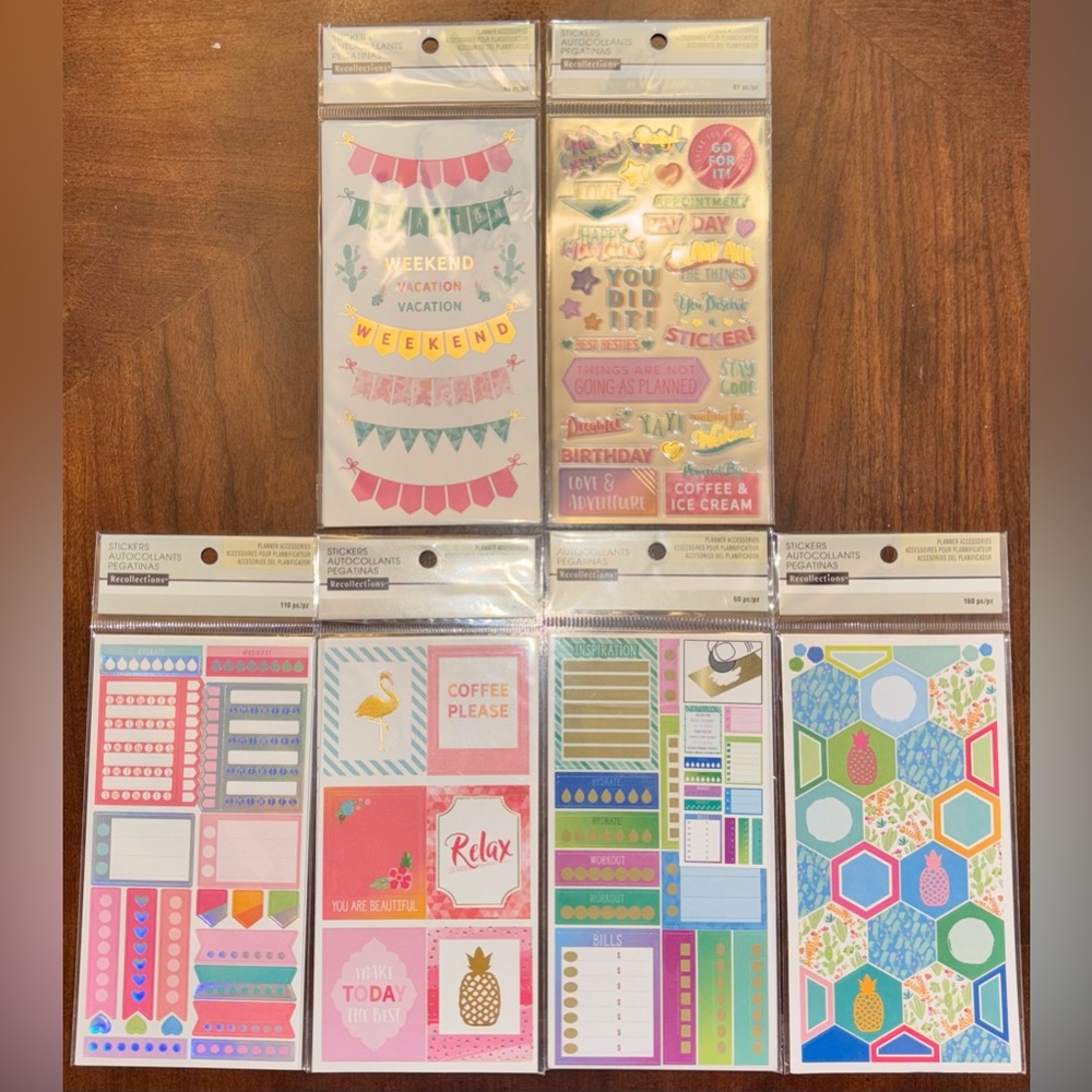 Recollections Planner Journal Sticker Bundle #3